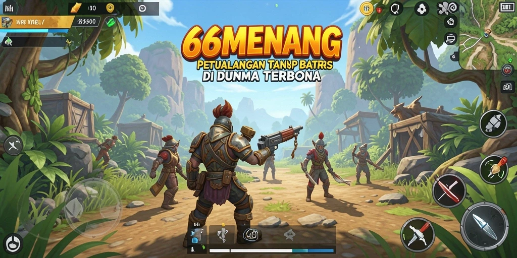 Screenshot menampilkan gameplay seru di dunia terbuka 66MENANG.