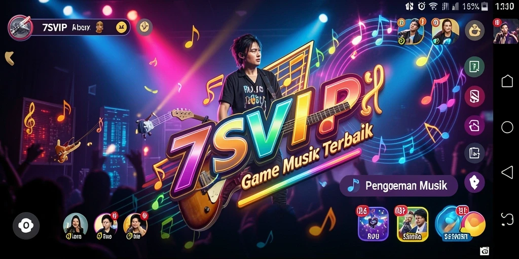 Screenshot gameplay 7SVIP yang menampilkan pengalaman musik yang seru.