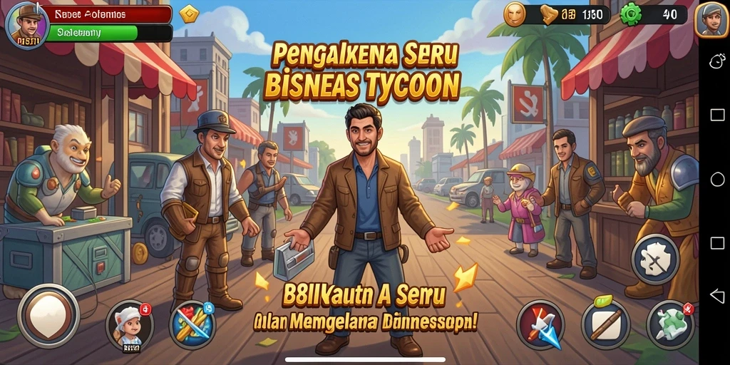Gambaran gameplay menarik dari 8II yang menampilkan strategi bisnis.