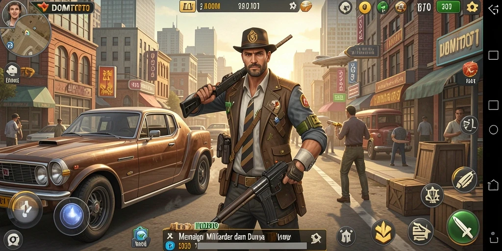 Tangkapan layar dari gameplay seru DOMTOTO yang penuh dengan strategi Tycoon.
