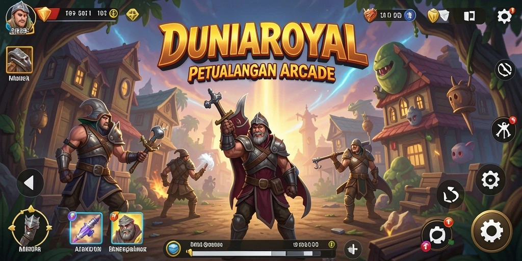 Tampilan menawan dari gameplay DUNIAROYAL yang penuh aksi.
