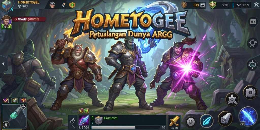 Tampilan gameplay HOMETOGEL yang menarik dan penuh aksi.