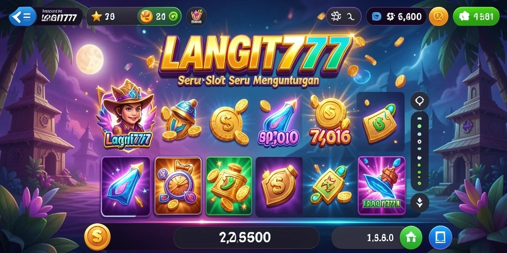 Screenshot LANGIT777 menampilkan gameplay Slot yang mengasyikkan.