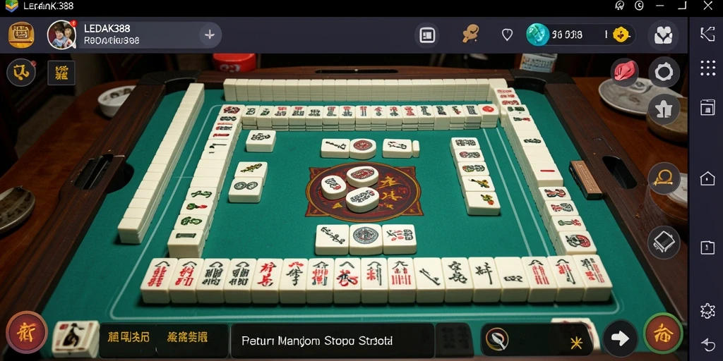 Tampilan permainan Mahjong yang menarik dari LEDAK388