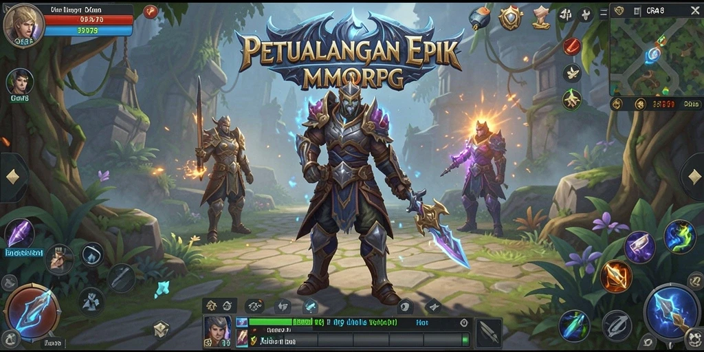 Screenshot gameplay ORA78 yang menampilkan aksi seru di dunia MMORPG.