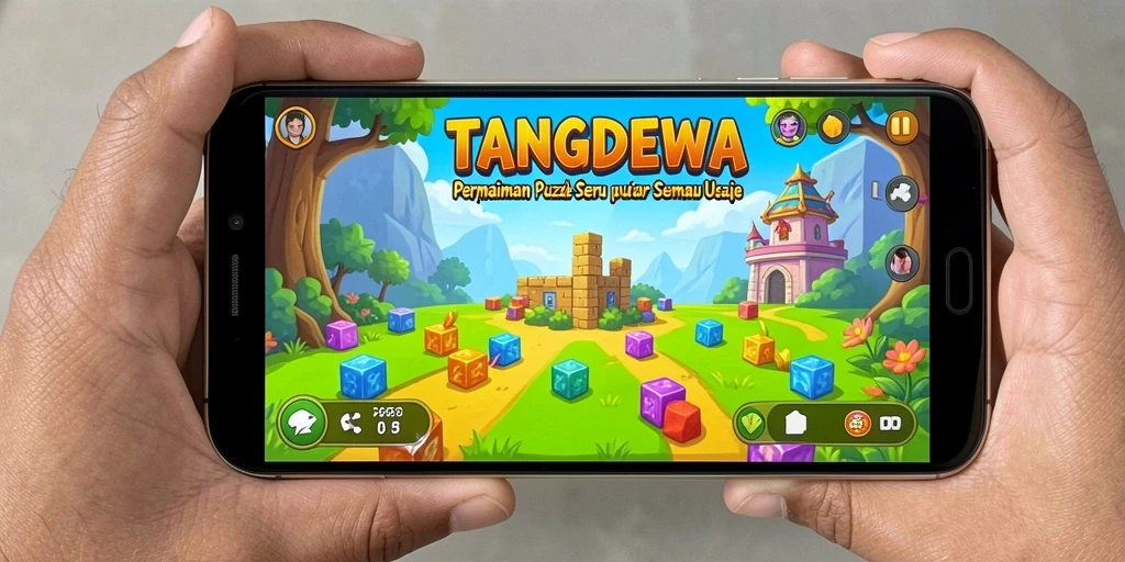 Screenshot gameplay TANGANDEWA menampilkan tingkat keseruan dan tantangan yang ada.