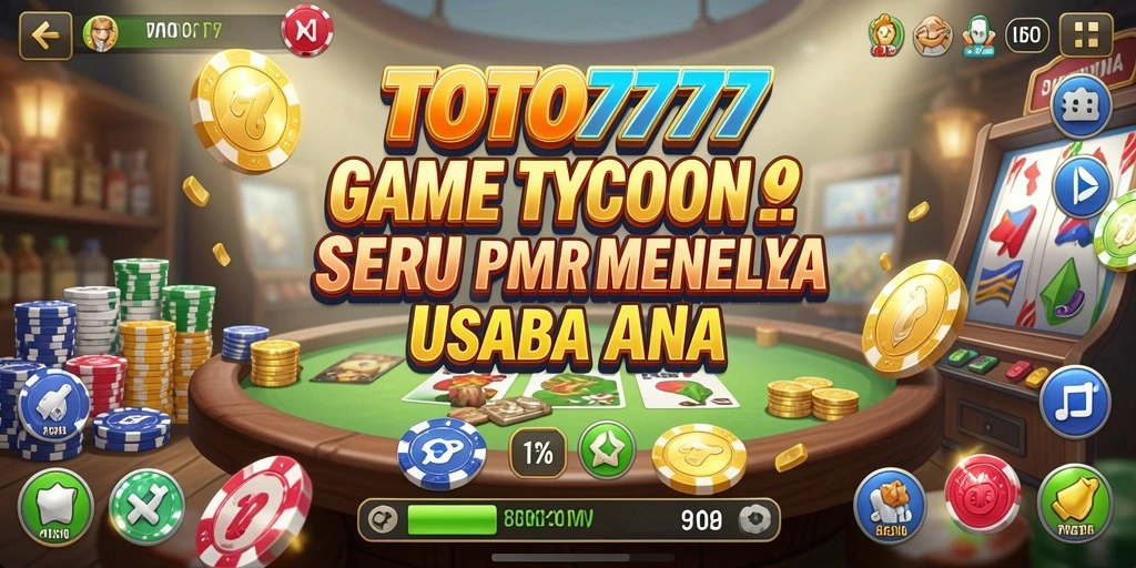 Tampilan gameplay menarik dari TOTO777 di mana Anda dapat mengelola bisnis.