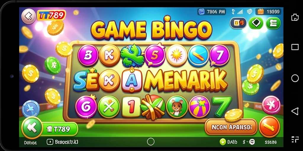 Tampilan gameplay menarik pada aplikasi TT789 Bingo.