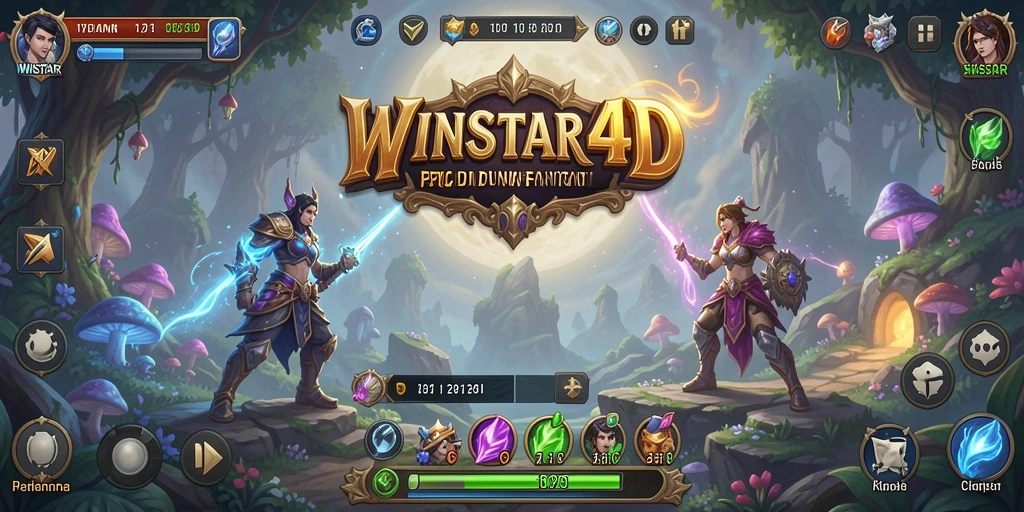 Tampilan aksi mendebarkan dalam WINSTAR4D yang penuh petualangan.